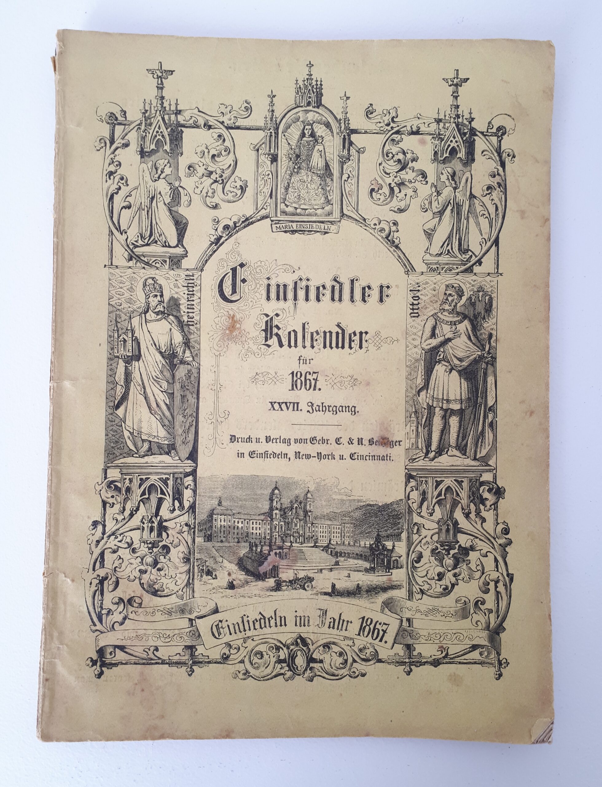 «Einsiedler Kalender» aus dem Jahr 1867