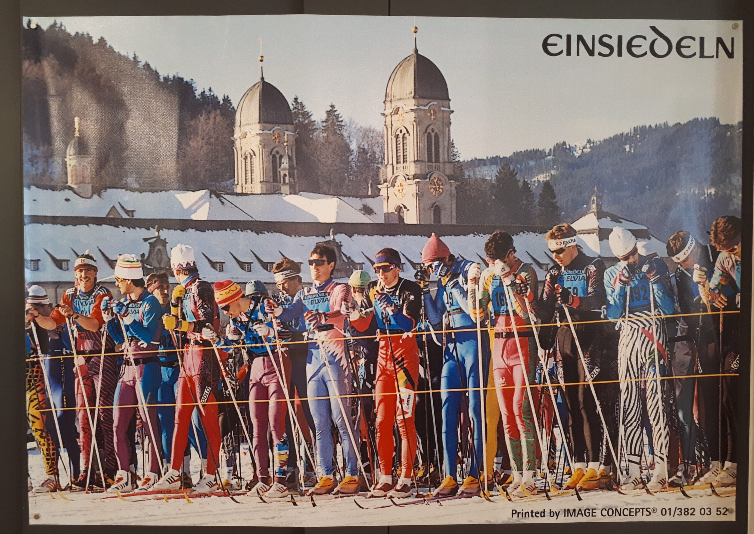 Werbeplakat für die Region Einsiedeln, 1980er Jahre, Fotografie auf Kunststoff (Inv.-Nr.ZZp.01.0001.01)